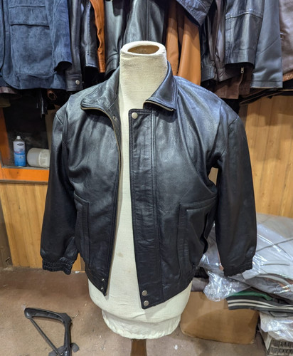 Giacca blouson pelle - , polizia