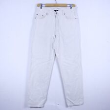 Pantalone Hugo Boss Taglia W35 Uomo Logo Comodo Cotone Pratico Tinta Unita Man