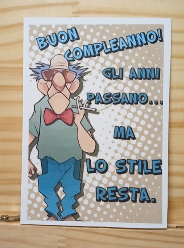 Compleanno uomo biglietto - compleanno,