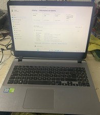 ASUS X507U  15,6” I7 8550U 12GB 240GB SSD NVIDIA MX130