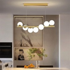 Lampadario a sospensione 7 sfere g9 sfera colore bianco bronzo a06