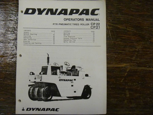 Dynapac cp21 cp22 compattatore - dynapac,