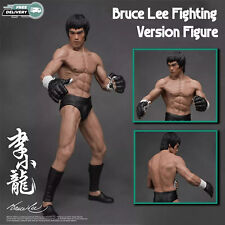 Modellino Bruce Lee versione combattimento PVC collezione giocattoli bambini 19 cm 