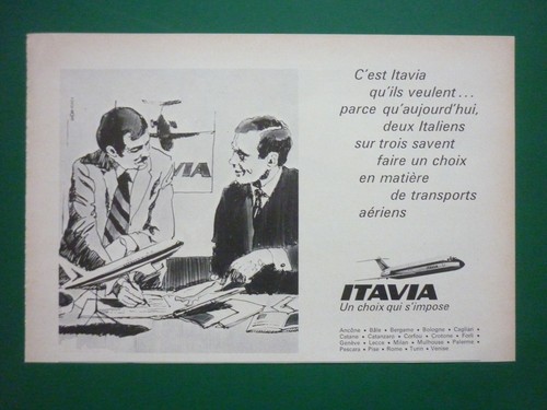 1974 pub compagnie itavia - pub,