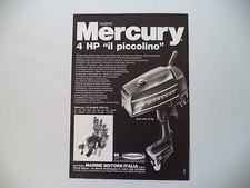 advertising Pubblicità 1976 MOTORE FUORIBORDO MERCURY 4 HP OUTBOARD