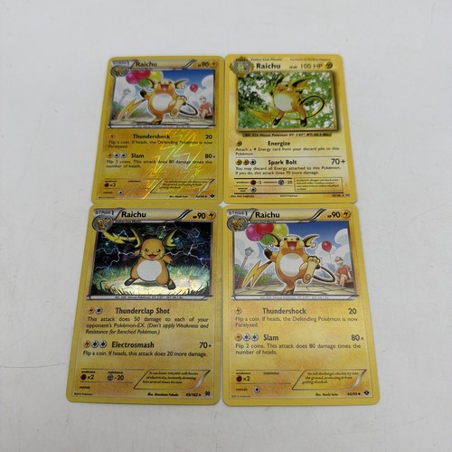Lotto carte pokemon raichu - pokemon,