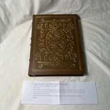 SIGNED - SLAUGHTERHOUSE FIVE by Kurt Vonnegut - LEATHER 1978- Franklin Library 