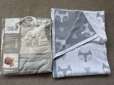 🩶MAMAS & PAPAS UNISEX BEIGE GROBAG DREAMPOD 2,5 TOG 0-6 MESI + COPERTA OMAGGIO🩶