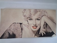 Poster Quadro Stampa d'autore Marylin Monroe 100x50cm intelaiato"Eccellente"
