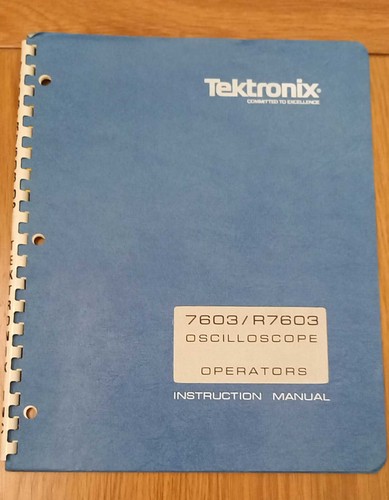 Tektronix 7603 r7603 manuale - 7603,