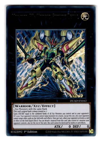 Yugioh number utopic - number, f0:
