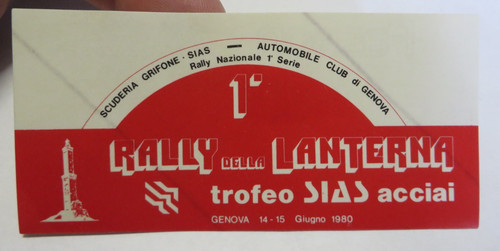 Adesivo rally della - adesivo,