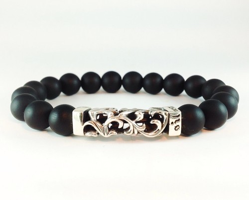 Bracciale elastico uomo nero - uomo,