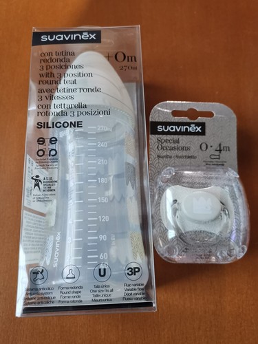 Biberon ciuccio suavinex - e,