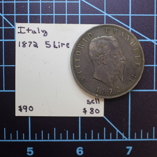 1872 italia lire - 1872, 5