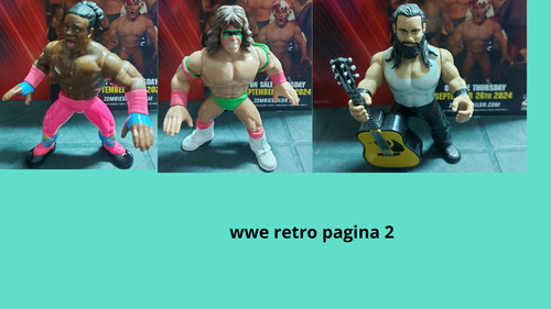Wwe action figure - serie, retro