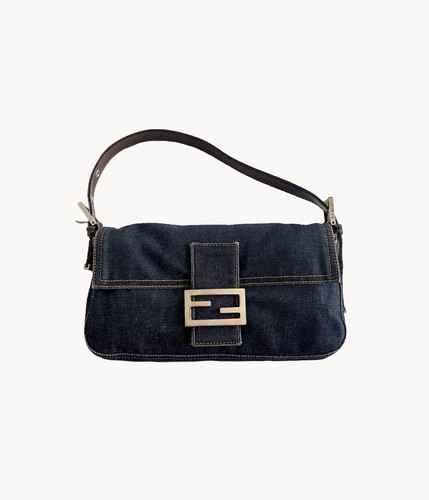 Borsa baguette fendi - borsa, blu