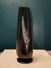 vaso cermaico piuma/foglia