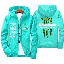 Giacca Kawasaki Monster – Look Aggressivo e Spirito Racing ACQUAMARINA