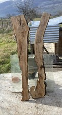 Coppia di tavole di legno di