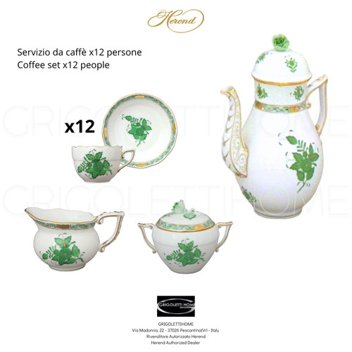 Herend apponyi verde - -,