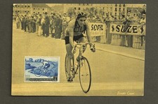 Cartolina Fausto Coppi "Il