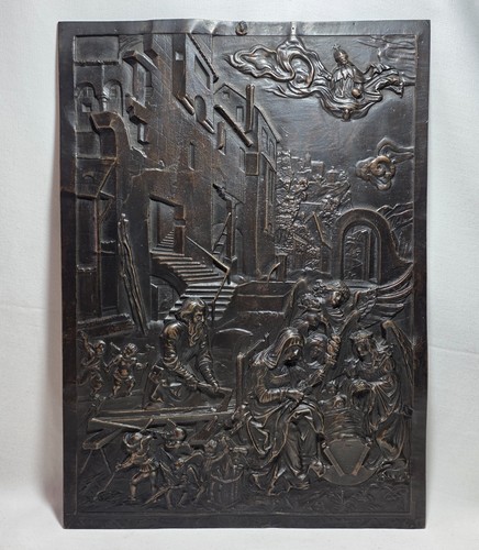 Rara placca bronzo - rara,