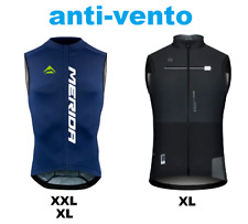 giacca gillet antivento freddo inverno smanicato XXL ciclismo bici corsa  MTB