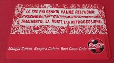 CALENDARIETTO COCA COLA CAMPIONATO CALCIO SERIE A 1996/97 11x7cm