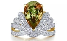 Anello in Alessandrite che Cambia Colore – Design Corona in Argento Sterling 925