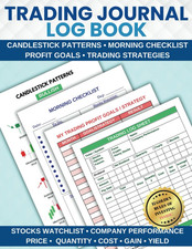 Trading journal log book for - trading, book: