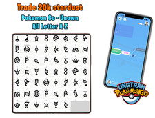 Lettera Unown A - Z - Tr-de -