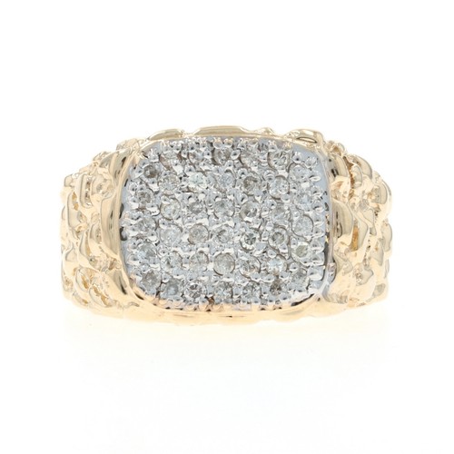Oro giallo diamante uomo - oro,