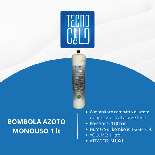 Bombola con azoto monouso - con,