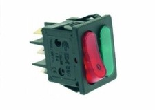 PAVONI Interruttore con Spia Verde per Macchina da Caffè EUROPICCOLA ROMANTICA 