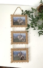 Set 3 cornici da appendere oro