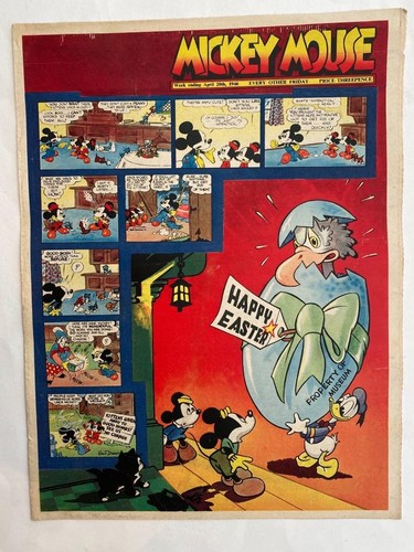 Mickey mouse comic april 20th - mickey,