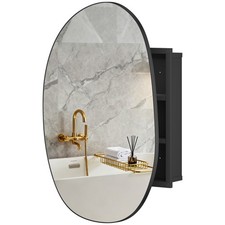 Homcom armadietto con specchio - armadietto,