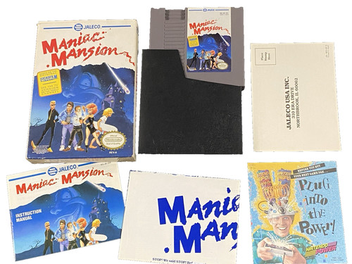 Maniac mansion nes nintendo - maniac,