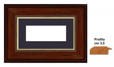 Cornice noce filo oro con Pass