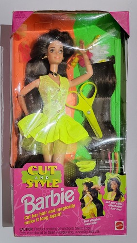 Barbie cut and - and, brunette