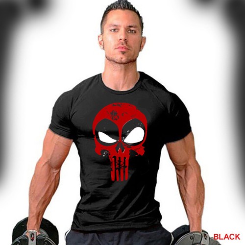 Shirt palestra teschio - t-shirt,