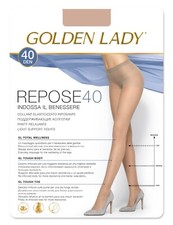 10 PAIA COLLANT GOLDEN LADY REPOSE 40 DENARI ELASTICIZZATO RIPOSANTE DEFATICANTE