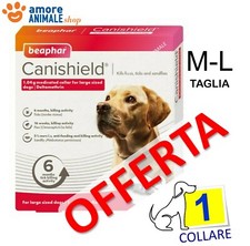 Beaphar Canishield → Collare Antiparassitario Cani Taglia Media - Grande (65 cm)