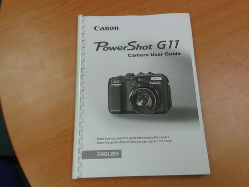 Canon powershot g11 - canon, manuale