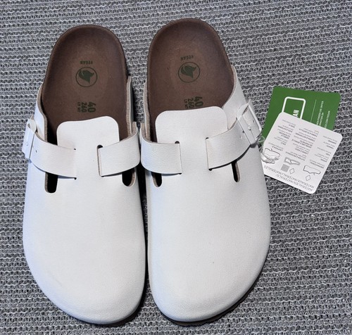 Birkenstock boston bianco - birkenstock,