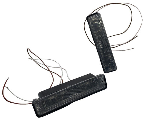 Coppia fanale luce targa - fanale,
