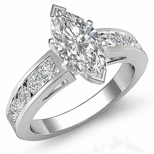 Anello fidanzamento oro - di,