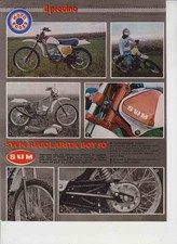 advertising NEWS-MOTO SWM REGOLARITA BOY 50 1976-MOTOITALIANE ENDURO EPOCA