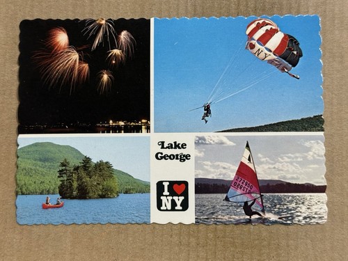 Cartolina lake george new - cartolina,